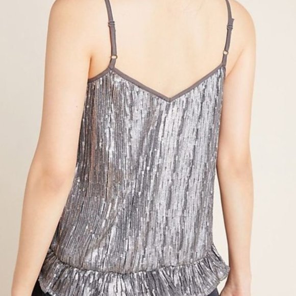 NWT Anthropologie Amelie Sequin Camisole Sz 6, 14 - Picture 2 of 10